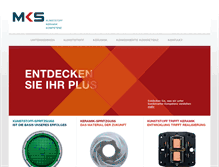 Tablet Screenshot of mks-gmbh.de